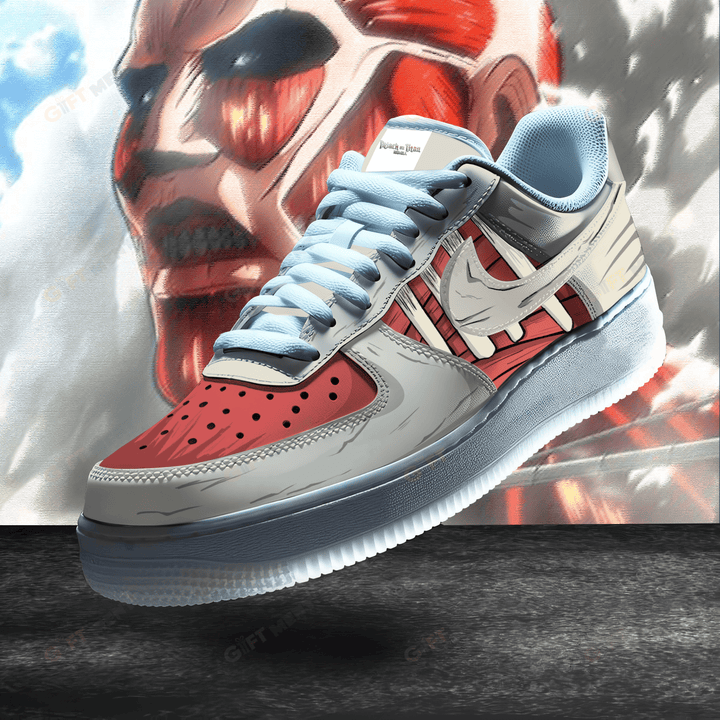 AOT colossal titan x AF1 Sneaker Boots