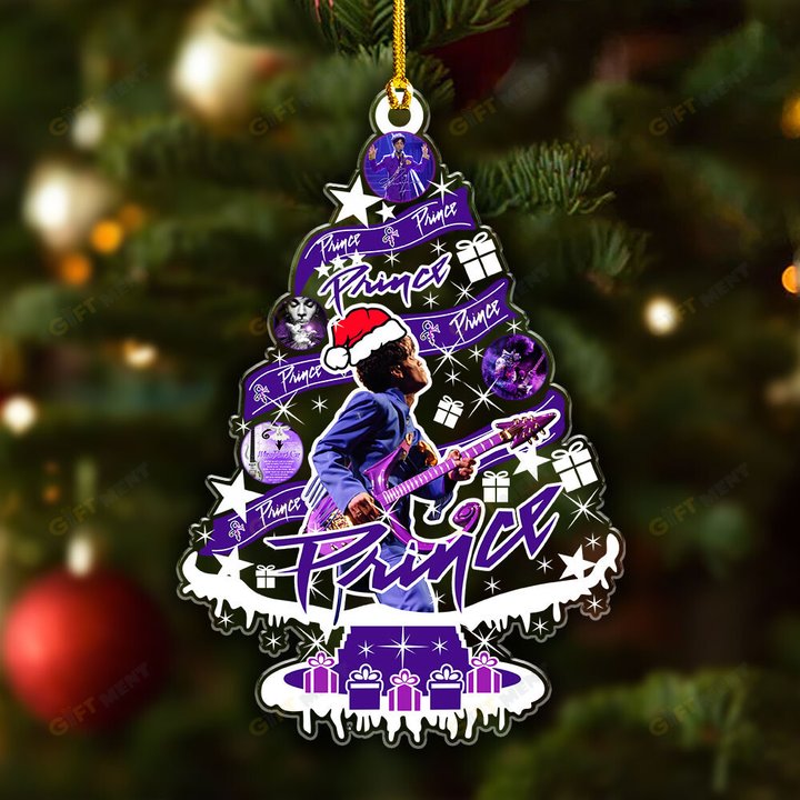 Prince Custom Shape Clear 1-sided Acrylic Ornament