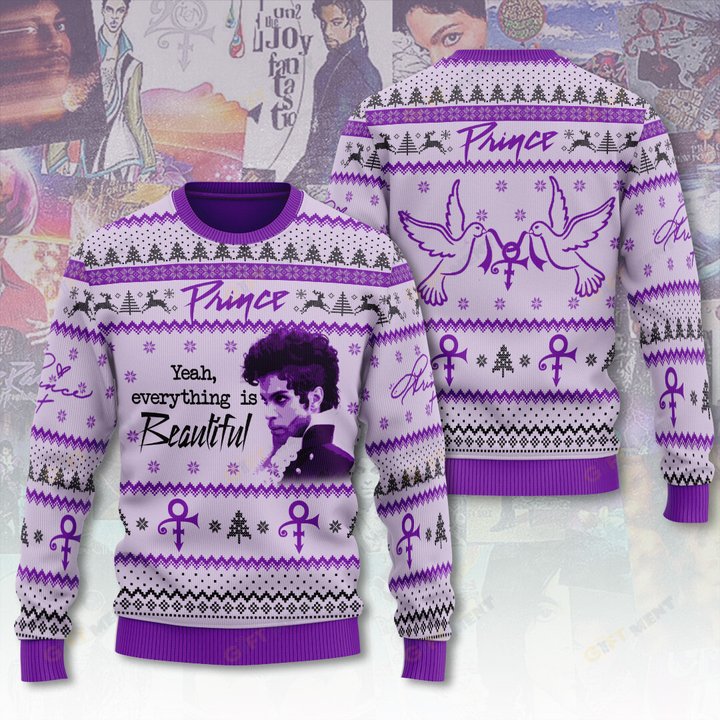 Prince 3D Ugly Sweater