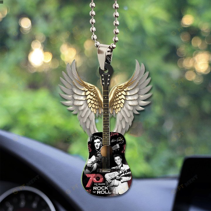 Elvis Presley Custom Shape 2-sided Acrylic Car Ornament
