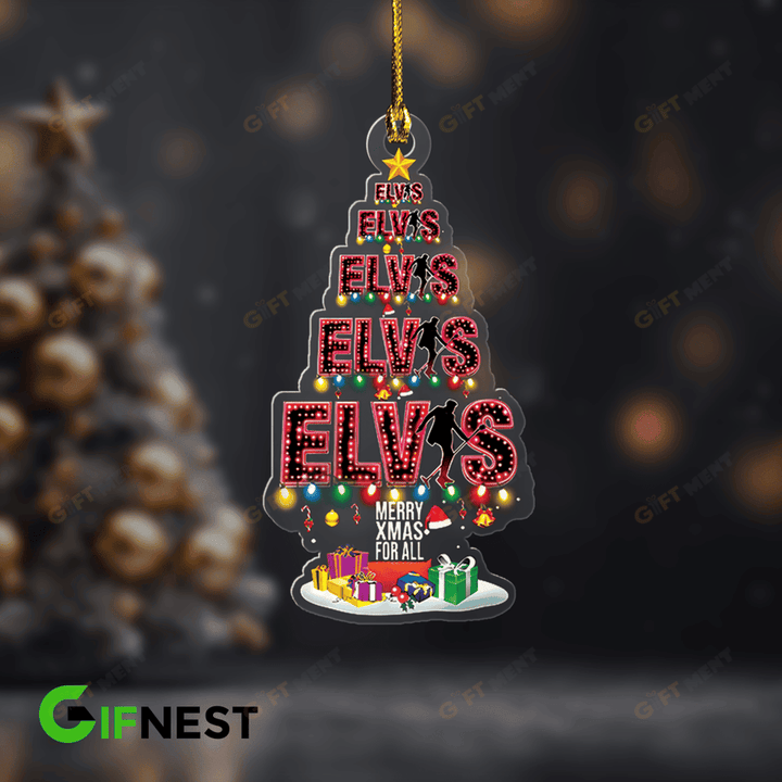 EP Custom Shape Clear 1-Sided Acrylic Ornament