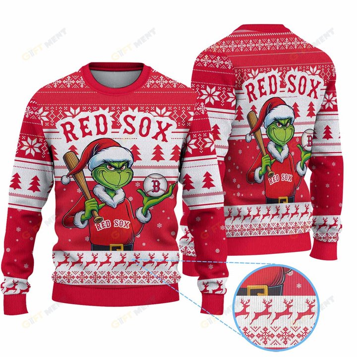 Boston Red SoxMLB Ugly Sweater 2024 G