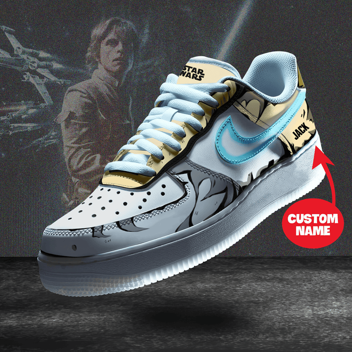 Personalized Luke Skywalker Star Wars AF1 Sneaker Boots
