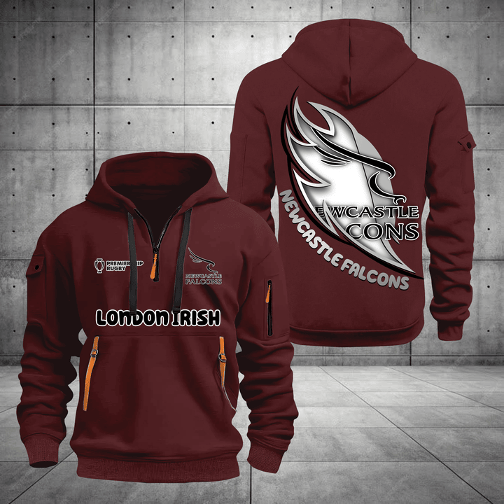 Newcastle Falcons Hoodie Multicolor