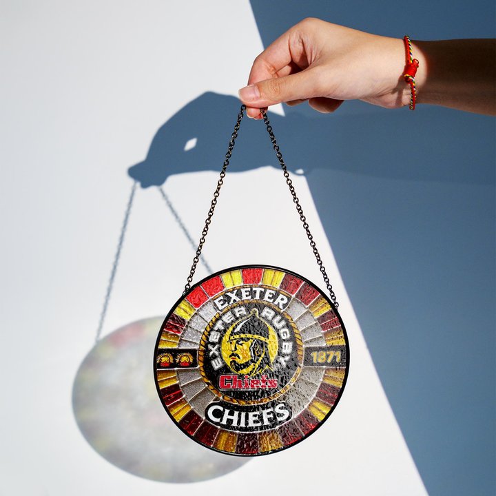 Exeter Chiefs Stained Glass Suncatcher for Window Hanging
