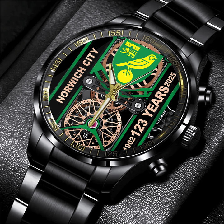 Norwich City Stainless Steel Watch