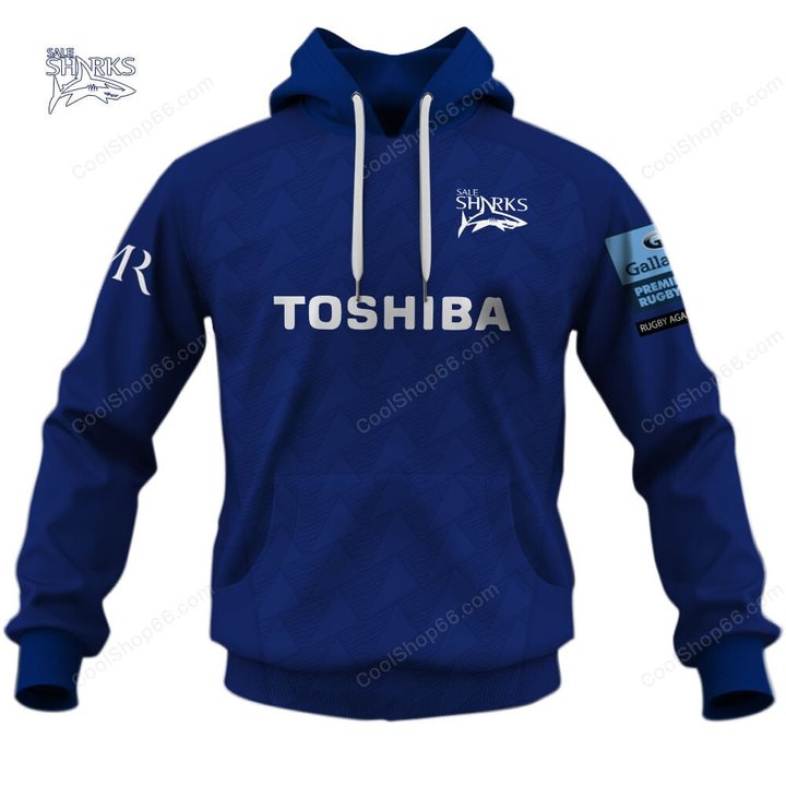 Sale Sharks Gallagher Premiership Home Jersey Style Shirts