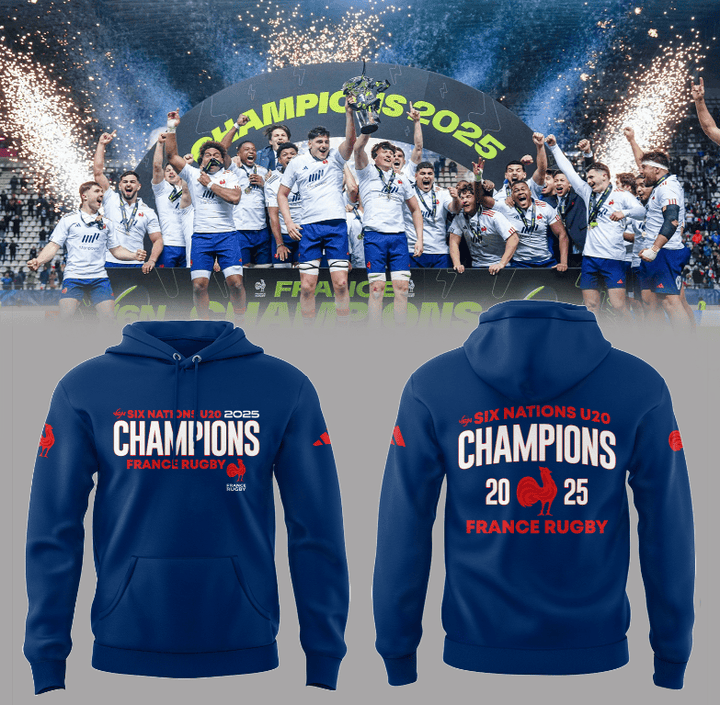 France 𝐂𝐇𝐀𝐌𝐏𝐈𝐎𝐍𝐒 U20 Hoodie V5