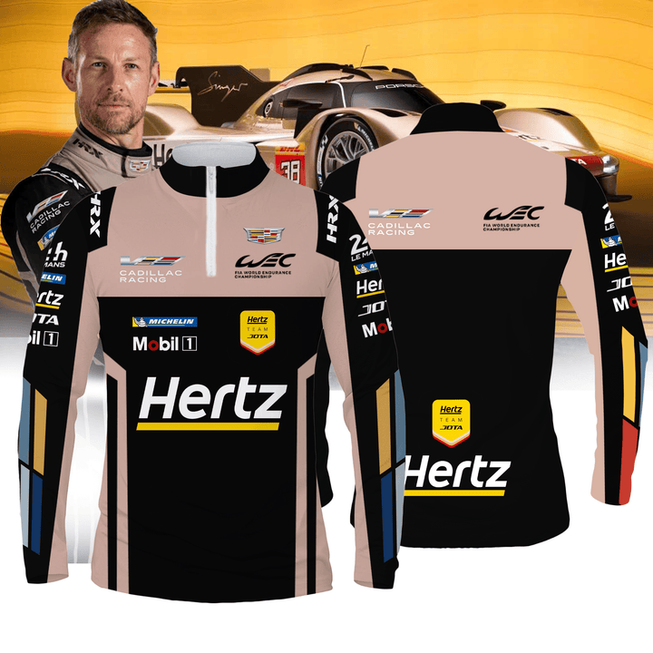 Hertz Team JOTA Quarter Zip Long Sleeve Jersey