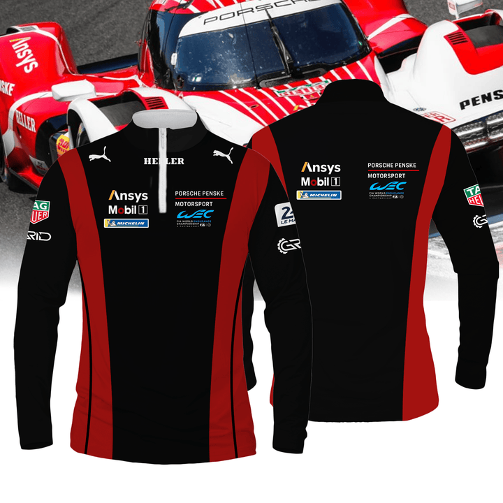 Porsche Penske Motorsport Quarter Zip Long Sleeve Jersey