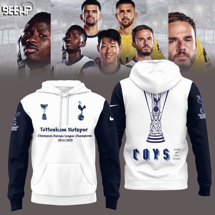 Tottenham Champions Europa League 2024/25 Season Hoodie Limited Edition V3