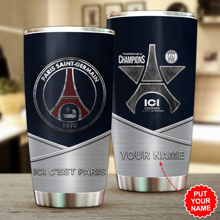 Personalized Paris Saint Germain Tumbler Cup