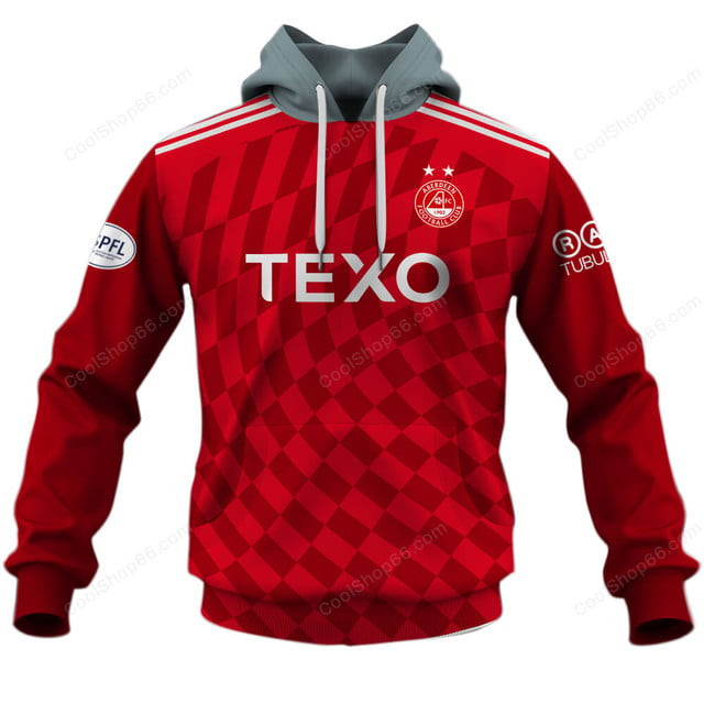 Aberdeen FC | 3D Apparel Hoodie, Kid Hoodie, T Shirt, Zip Hoodie, Sweatshirt