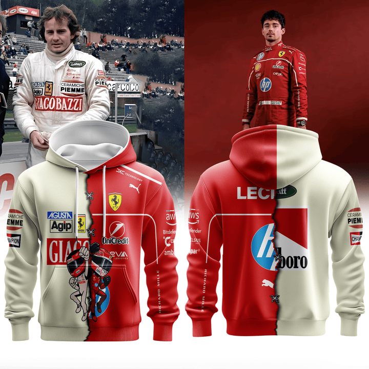 Gilles Villeneuve × Leclerc Racing Legacy Hoodie