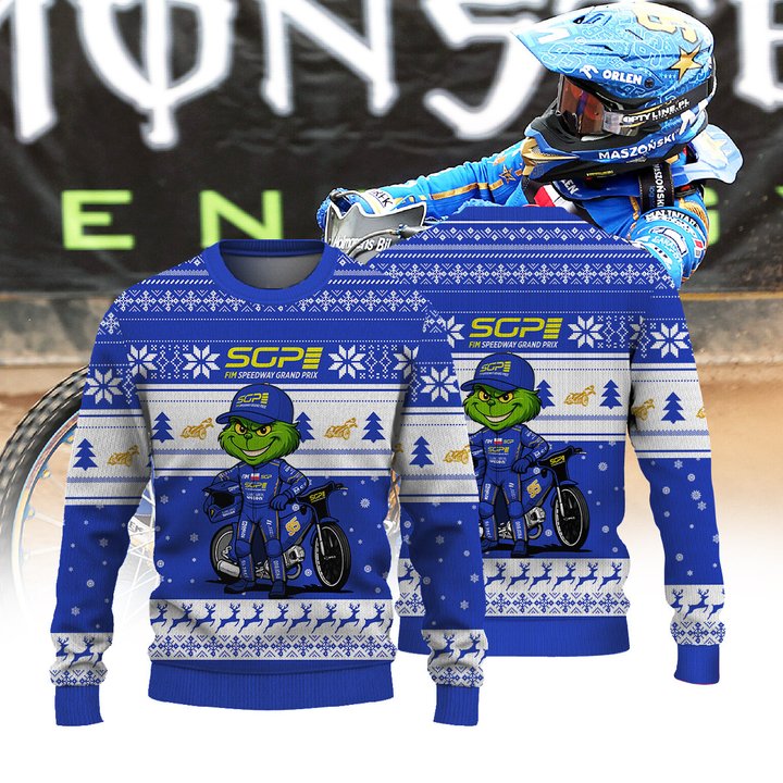 Bartosz Zmarzlik × Grinch | FIM Speedway SGP Christmas Ugly Sweater