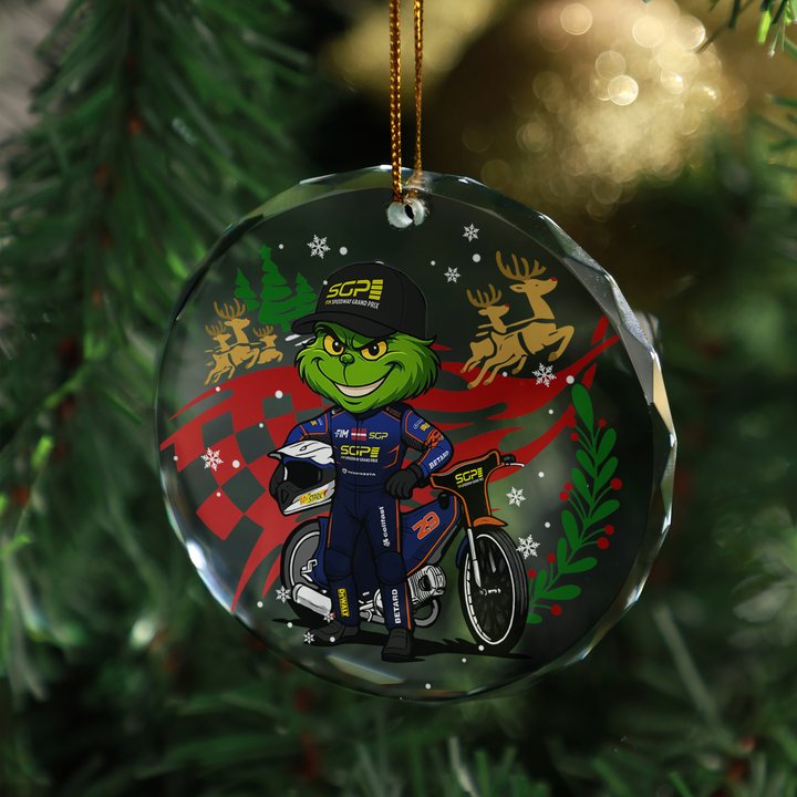 Andzejs Lebedevs x Grinch Glass Ornament