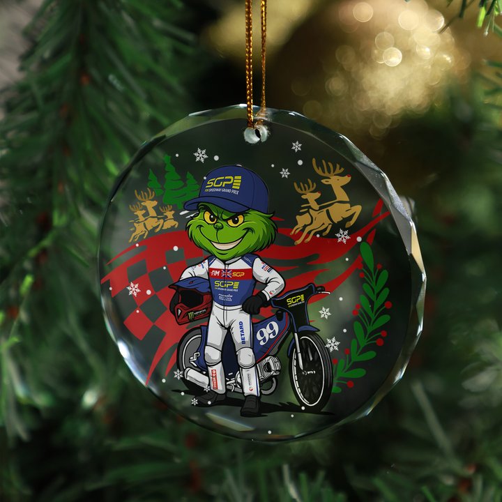 Dan Bewley x Grinch Glass Ornament