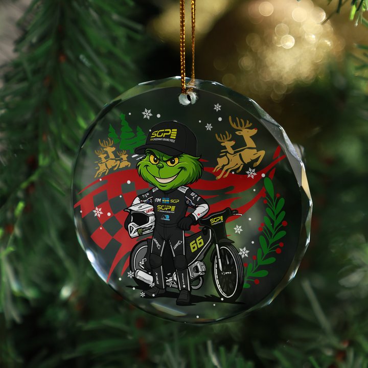 Fredrik Lindgren x Grinch Glass Ornament