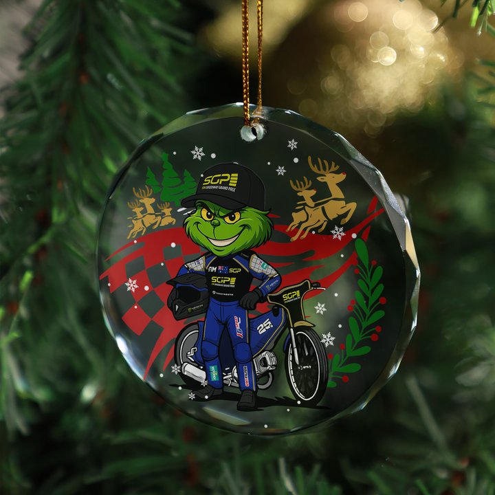 Jack Holder x Grinch Glass Ornament