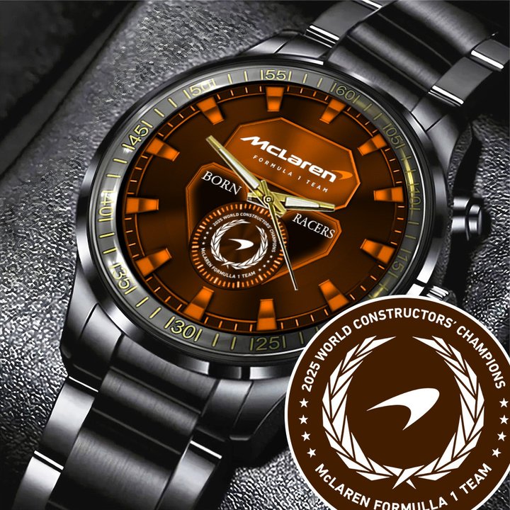 McLaren 2025 Constructor’s Champions Black Stainless Steel Watch VIII