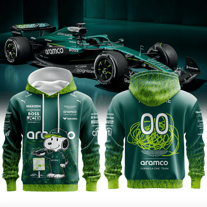 Aston Martin Inspired Racing Pup Premium Hoodie