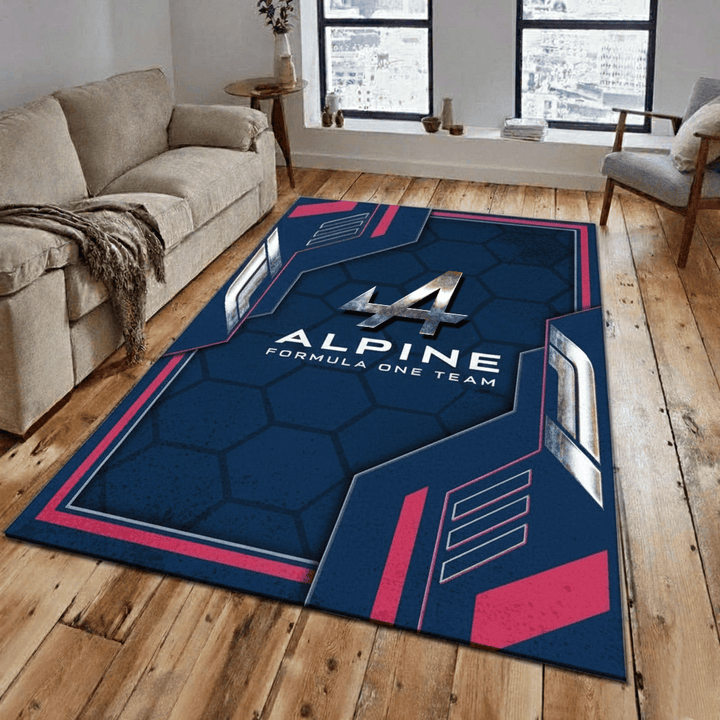 Alpine Formula Inspired Rug