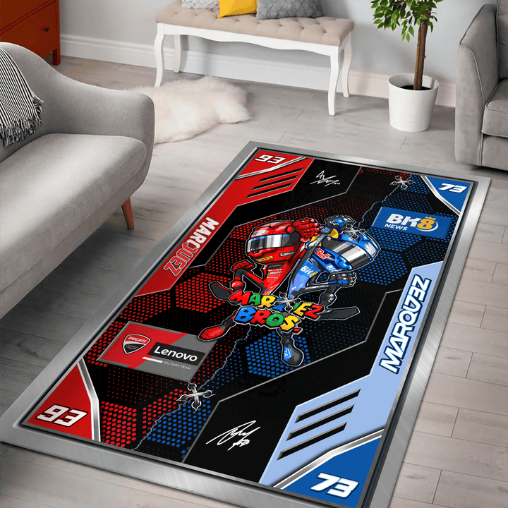 Marquez Bros Inspired Rug | Ducati x Gresini