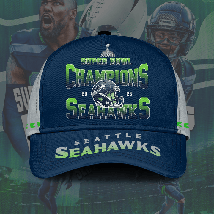 Seattle Seahawks 2026 Super Bowl Champions Cap