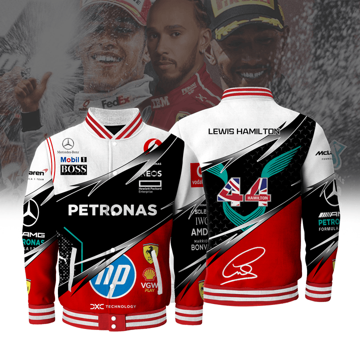 LW 20 Seasons in Formula One Baseball Jacket