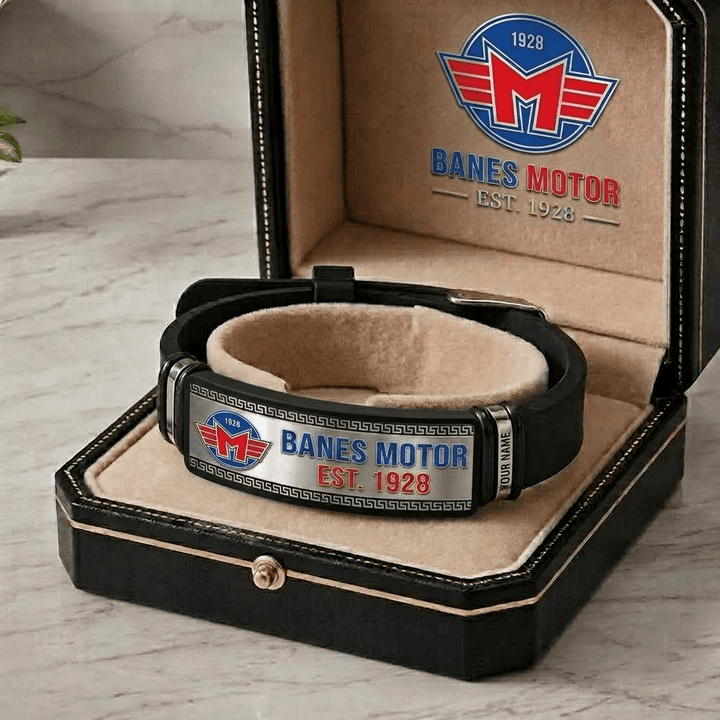 Banes Motor České Budějovice Czech Extraliga Personalized Bracelet