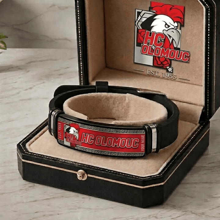 HC Olomouc Czech Extraliga Personalized Bracelet