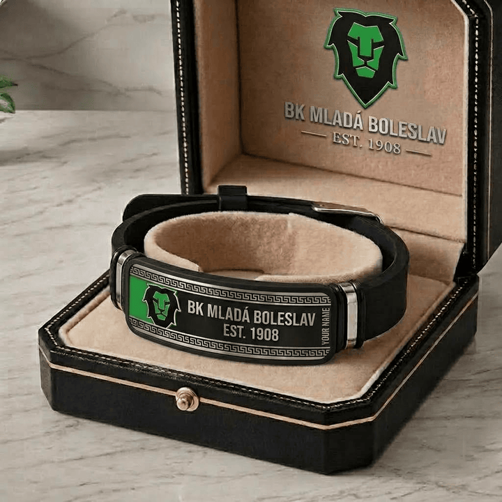 BK Mladá Boleslav Czech Extraliga Personalized Bracelet