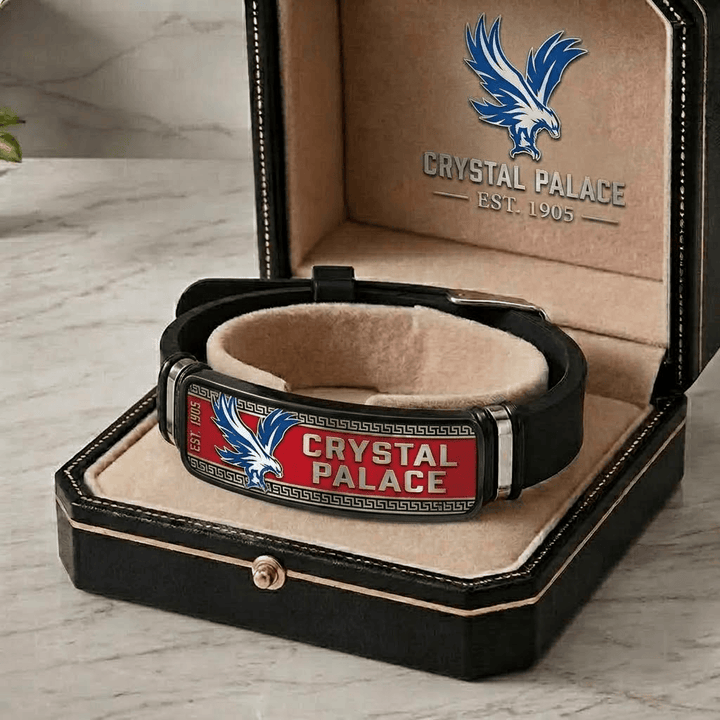 Crystal Palace EPL Personalized Bracelet