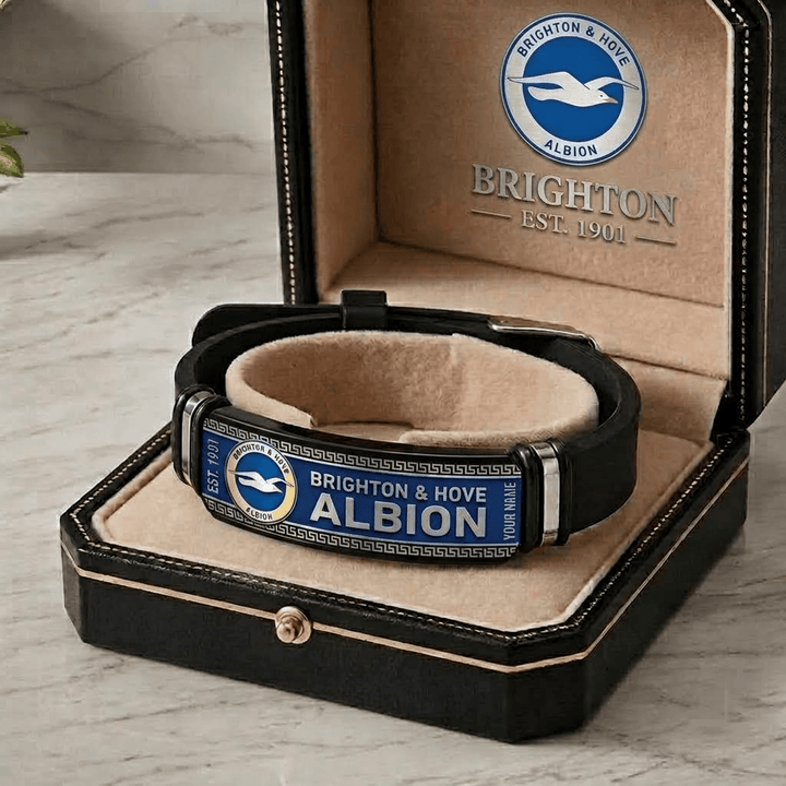 Brighton & Hove Albion EPL Personalized Bracelet