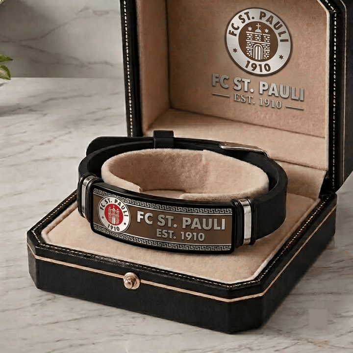 FC St. Pauli Budesliga Personalized Bracelet