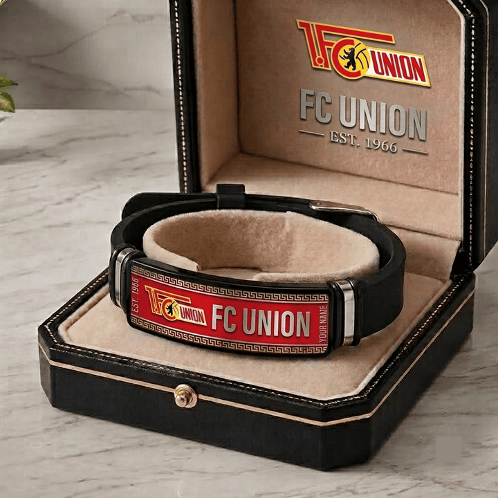 1. FC Union Berlin Budesliga Personalized Bracelet