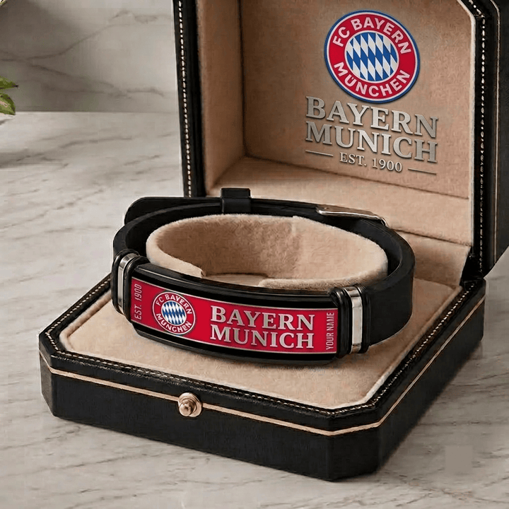 Bayern Munich Budesliga Personalized Bracelet