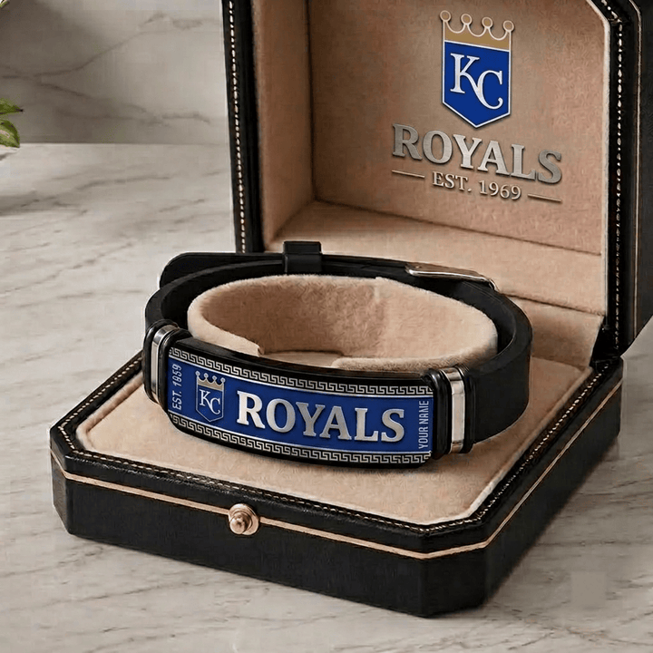 Kansas City Royals MLB Personalized Bracelet