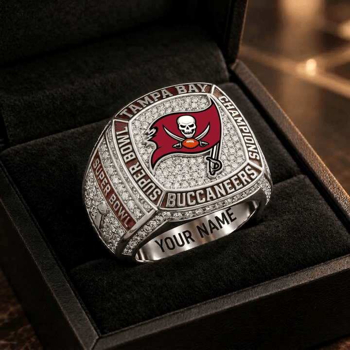 Tampa Bay Buccaneers NFL 3D Ring Style 4