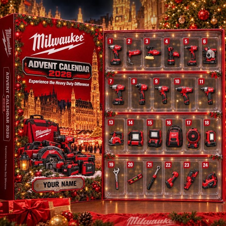 Milwaukee Advent calendar Full Box Christmas Gifts Custom Name