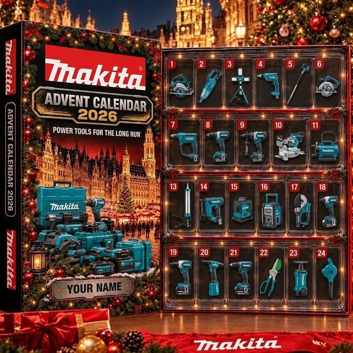 Makita Advent calendar Full Box Christmas Gifts Custom Name