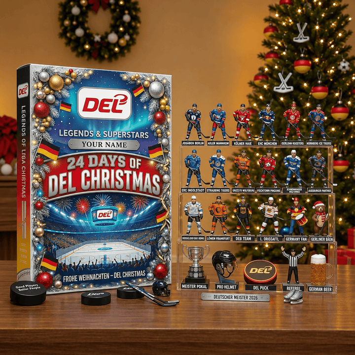 Deutsche Eishockey Liga Advent calendar Full Box Christmas Gifts Custom Name
