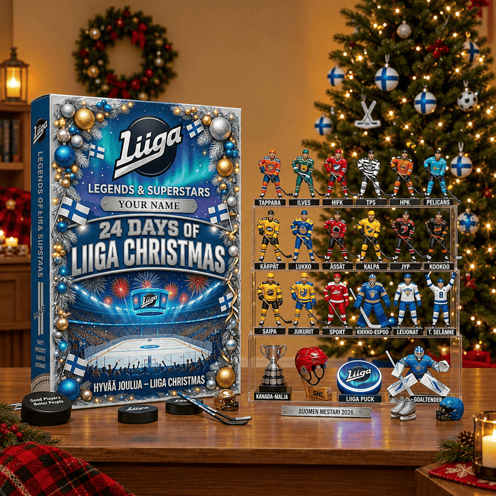 Liiga Advent calendar Full Box Christmas Gifts Custom Name