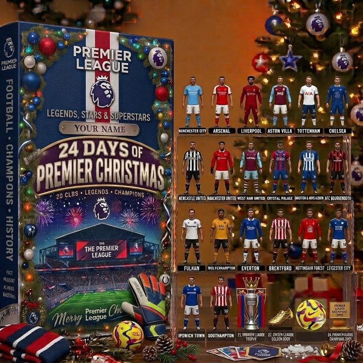 EPL Advent calendar Full Box Christmas Gifts Custom Name