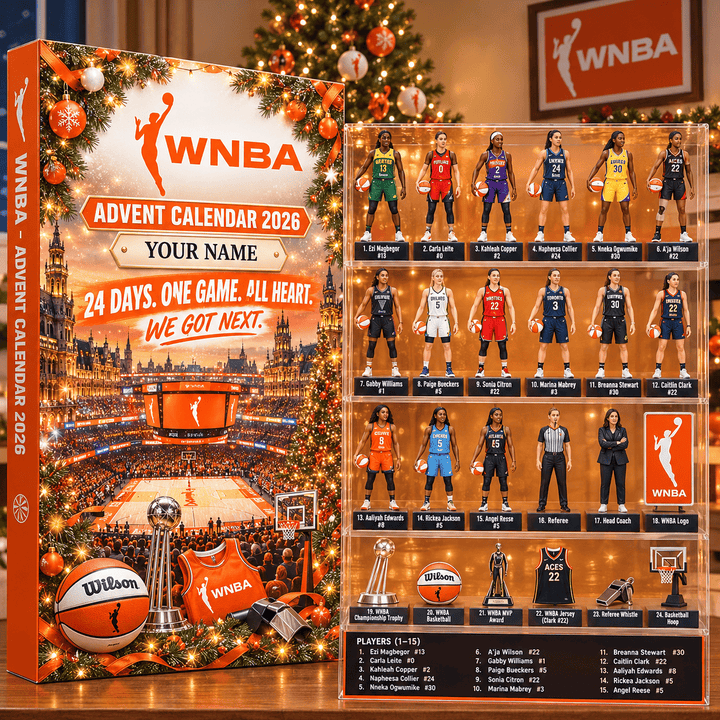 WNBA Advent calendar Full Box Christmas Gifts Custom Name