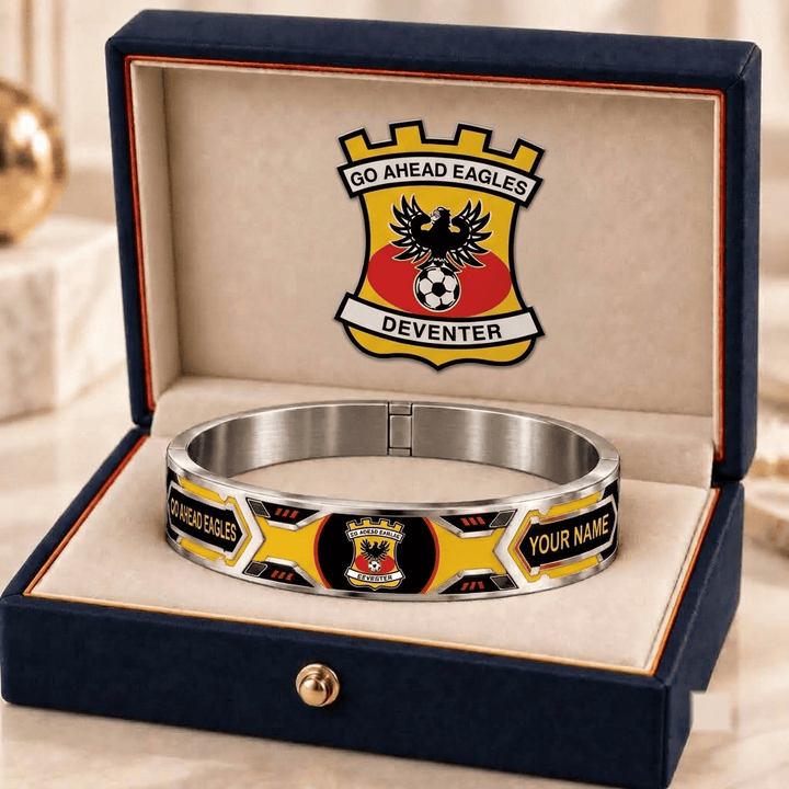 Go Ahead Eagles Eredivisie Personalized Bracelet Style 2