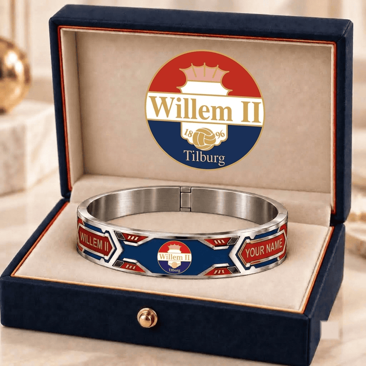 Willem II Eredivisie Personalized Bracelet Style 2