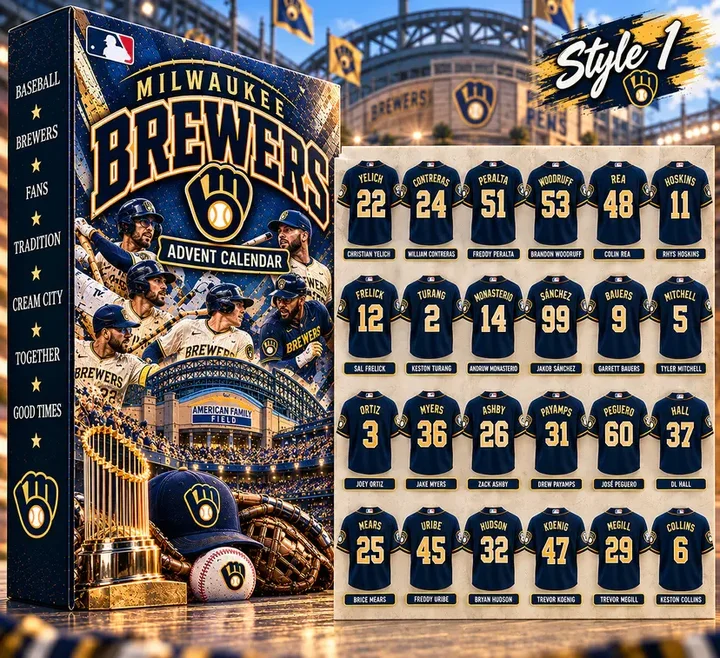 Milwaukee Brewers MLB World Series Champions 2026 Limited Advent Calendar