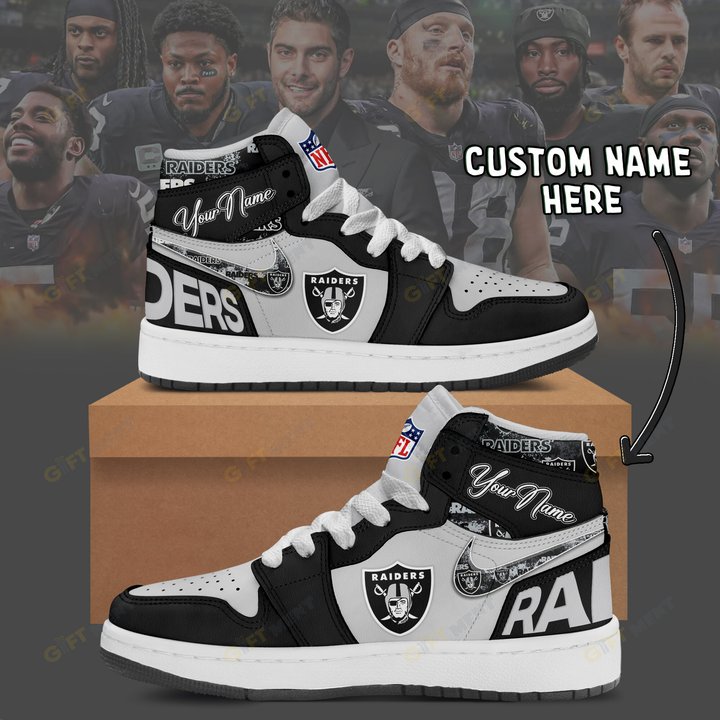 PERSONALIZED Las Vegas Raiders – Air Jordan 1