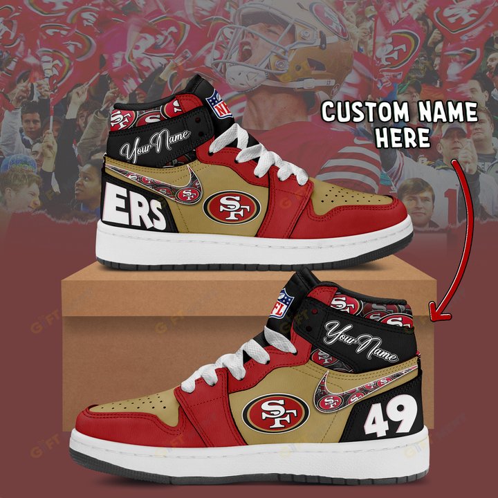 PERSONALIZED San Francisco 49ers– Air Jordan 1